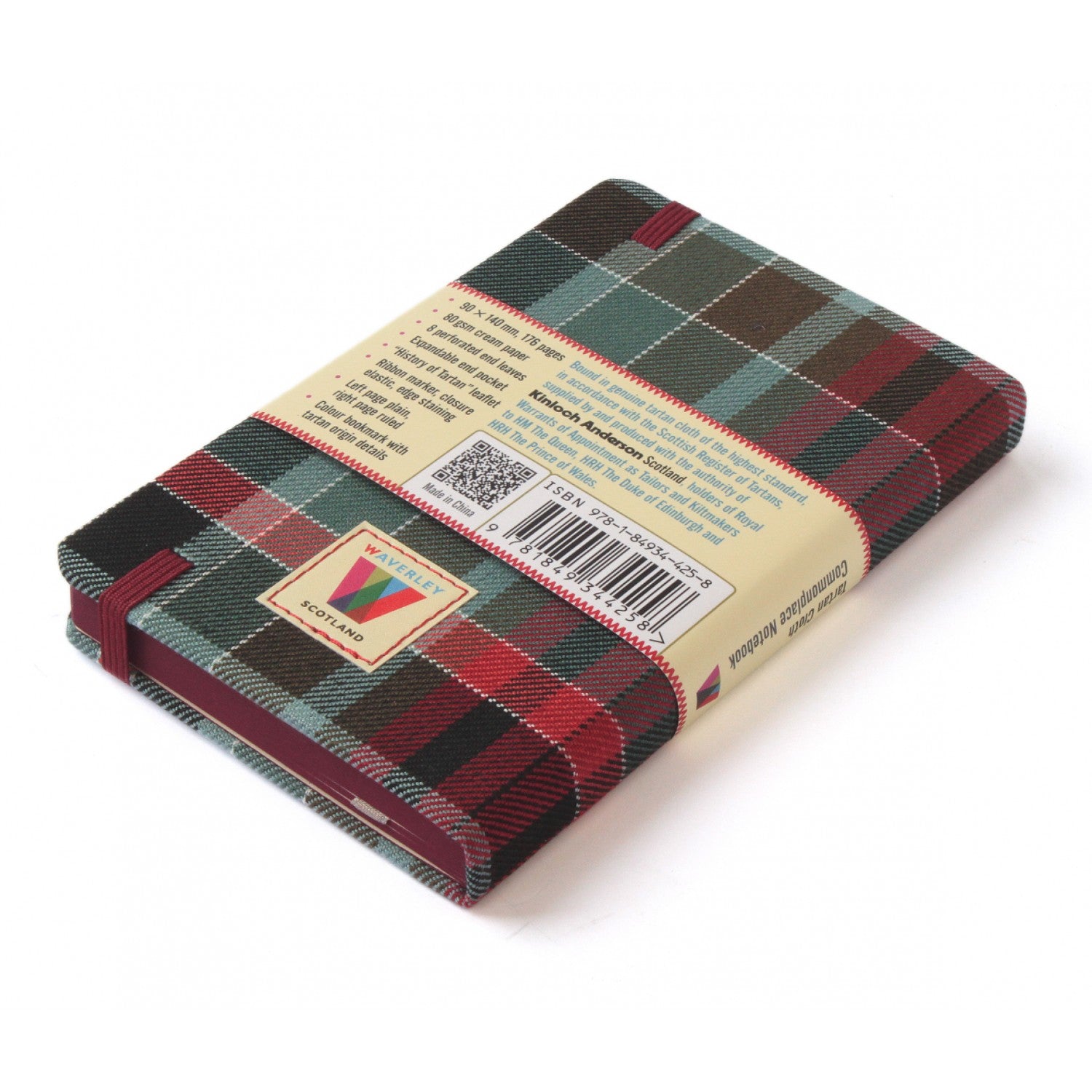 Carnet Poche Gordon Red Weathered Waverley Scotland