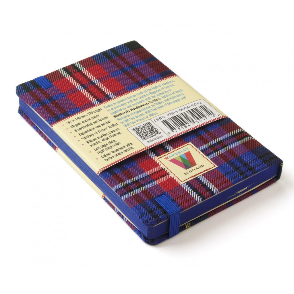Carnet Poche MacPherson Red Waverley Scotland