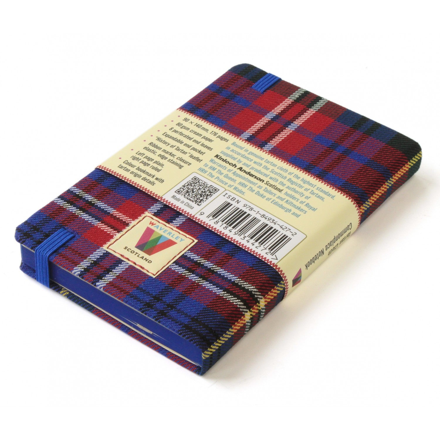 Carnet Poche MacPherson Red Waverley Scotland