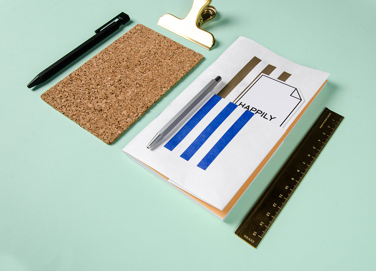Carnet de Notes Vertical Pocketface Happily Ever Paper