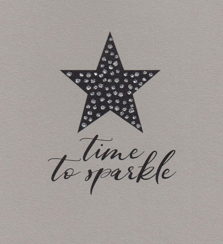 Carte de Voeux Time to Sparkle English Graphics