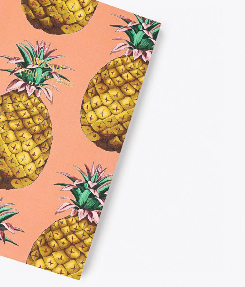 Carnet de Notes A6 Ananas Wouf