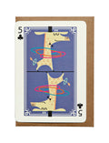 Carte de Vœux 5 de Trèfle I Ended Up Here