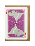 Carte de Vœux 7 de Carreau I Ended Up Here
