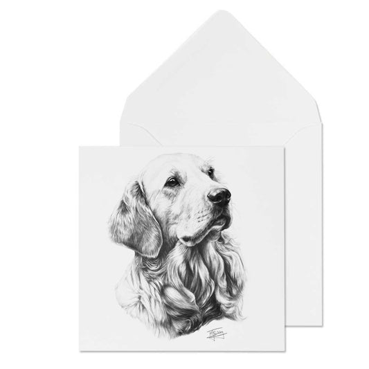Carte de Vœux Mike Sibley Golden Retriever C&S Products