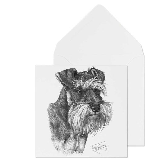 Carte de Vœux Mike Sibley Schnauzer C&S Products