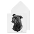Carte de Vœux Mike Sibley Staffordshire Bull Terrier C&S Products