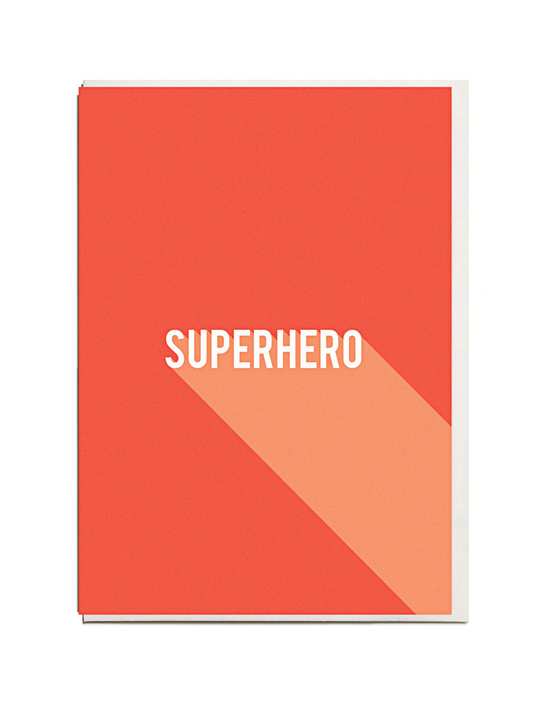 Carte de Vœux Superhero I Ended Up Here