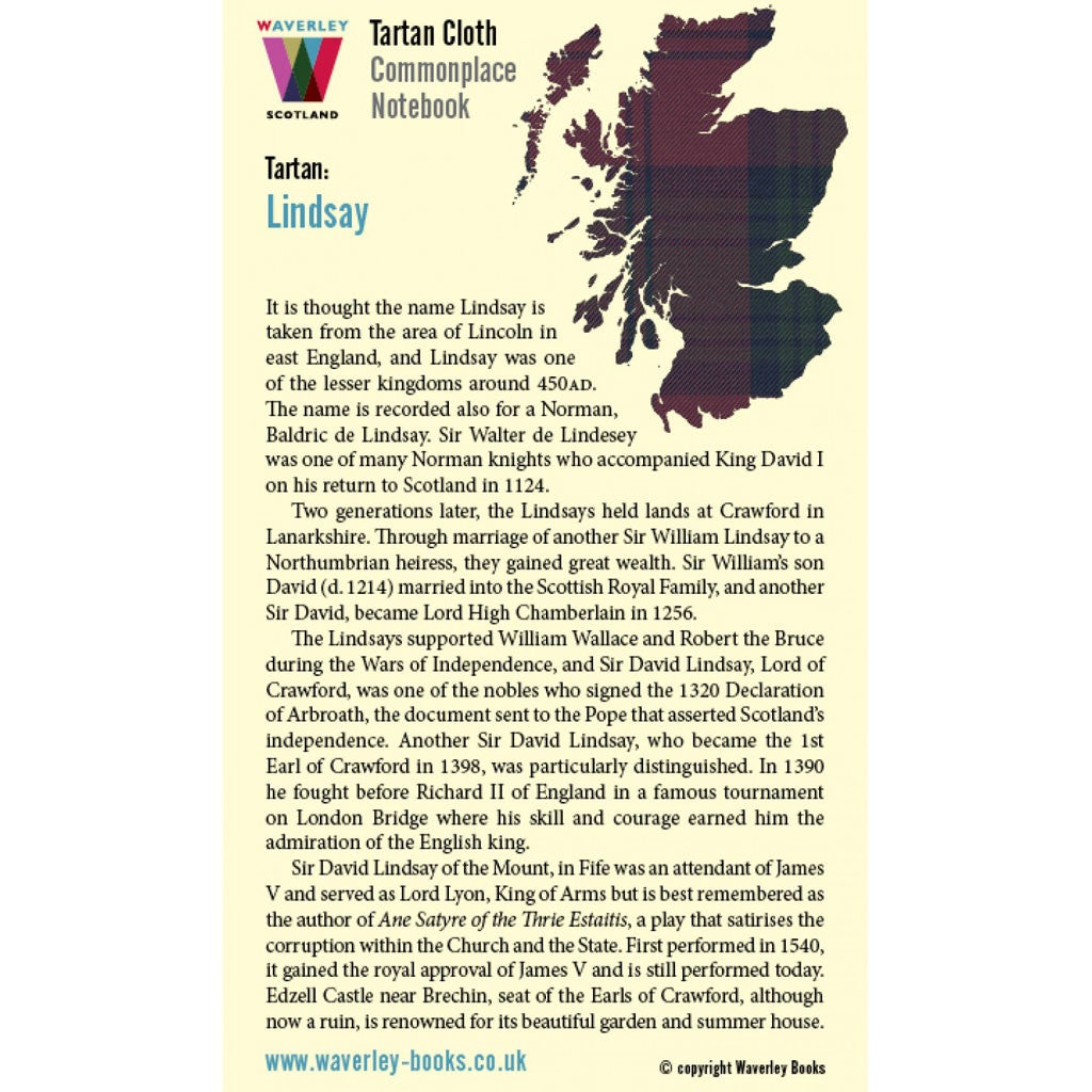 Carnet Poche Lindsay Waverley Scotland
