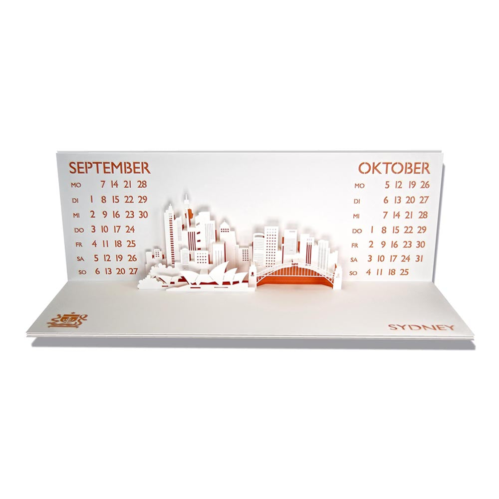 Calendrier Pop-Up Metropol 2019 Rifletto