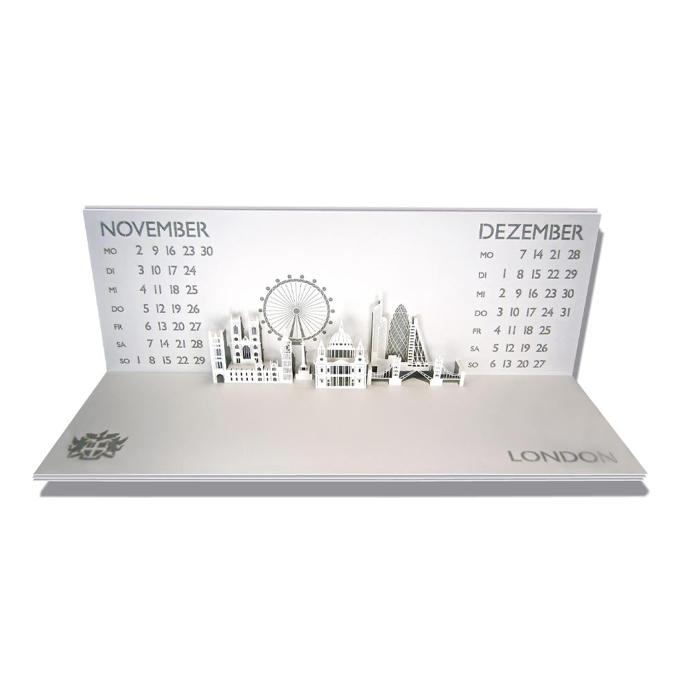 Calendrier Pop-Up Metropol 2019 Rifletto