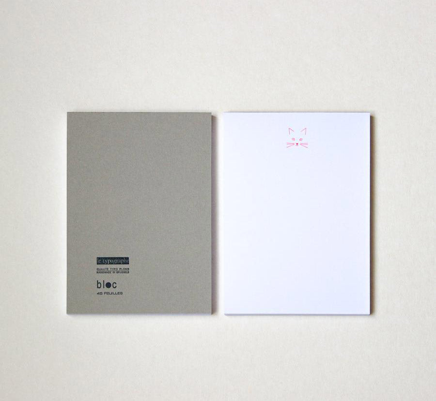 Bloc-Notes A6 Chat Le Typographe