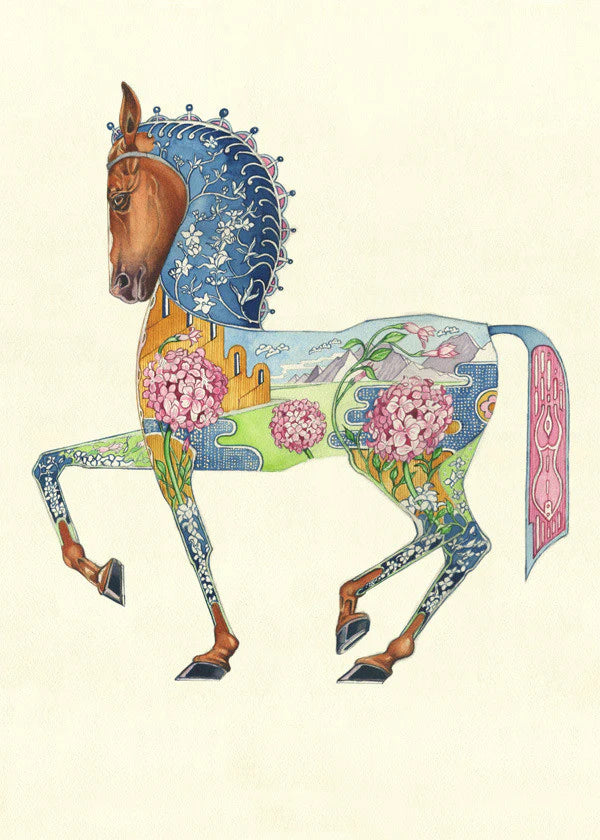 Carte de Voeux Cheval The DM Collection