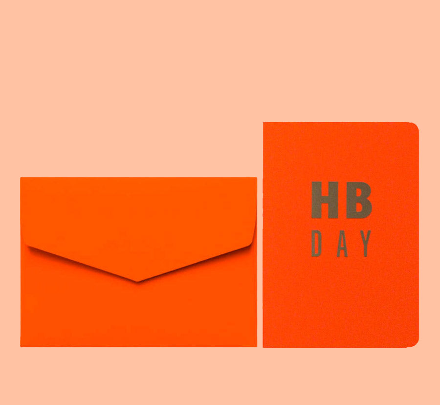 Carte de Voeux A6 Double HB Day Le Typographe
