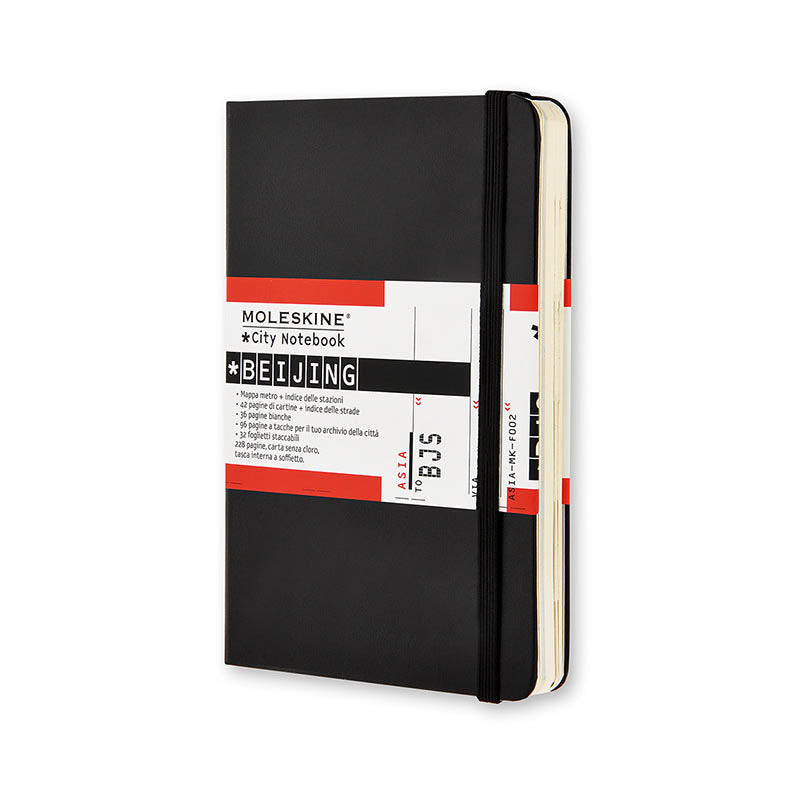Carnet de Voyage City Beijing Couverture Rigide Noir Moleskine