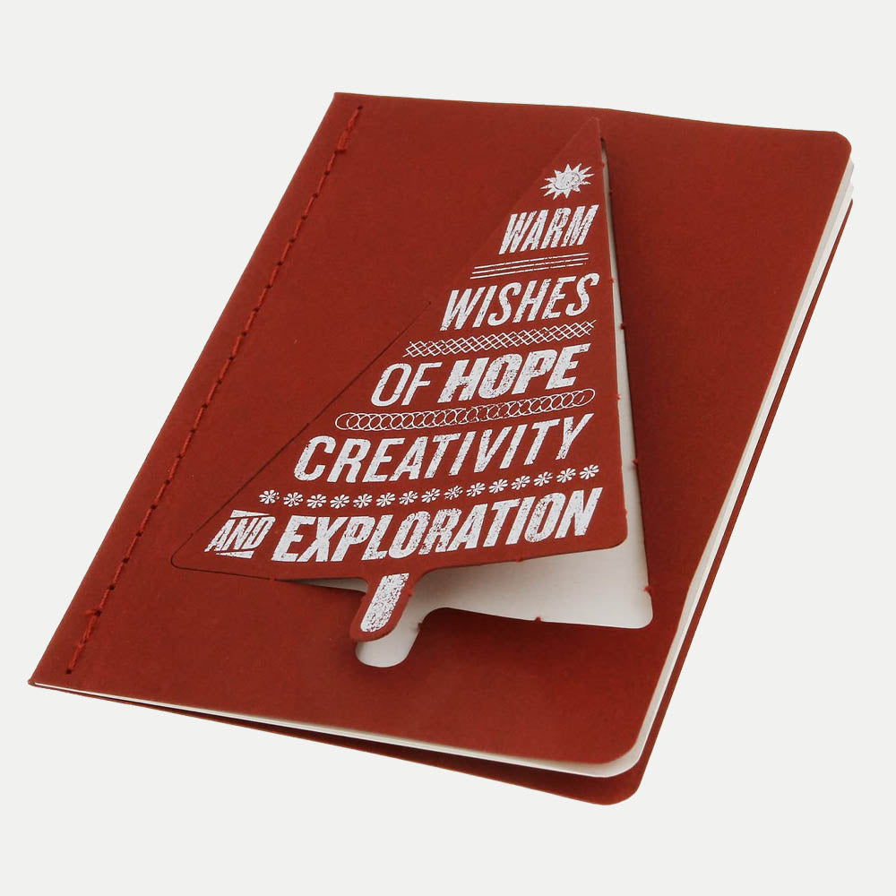 Carnet Ornament Note Card Sapin Moleskine