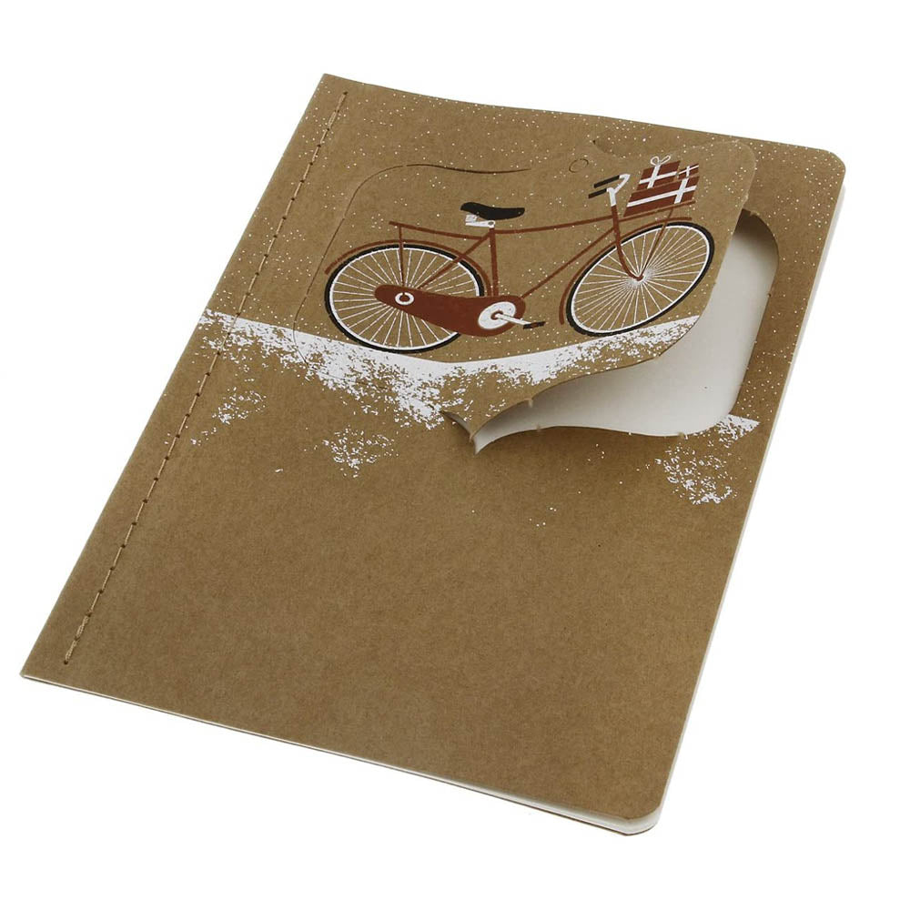 Carnet Ornament Note Card Vélo Moleskine