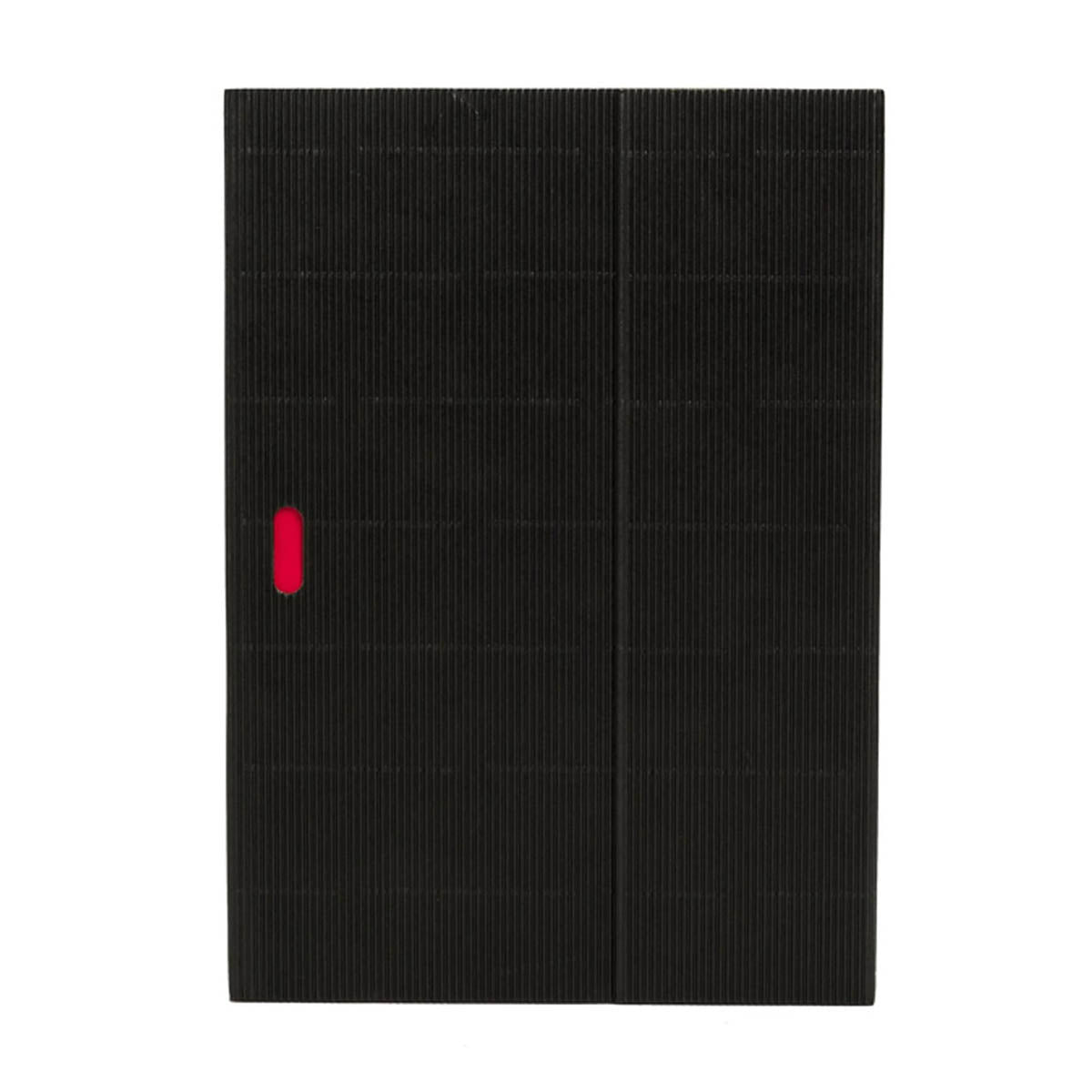 Cahier Ondulo A4 Pages Blanches avec Rabat Noir Paper-Oh