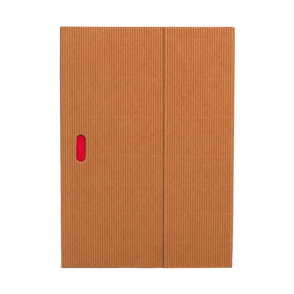 Cahier Ondulo B5 Ligné avec Rabat Naturel Paper-Oh