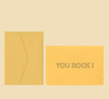 Carte de Voeux A6 Double You Rock Le Typographe
